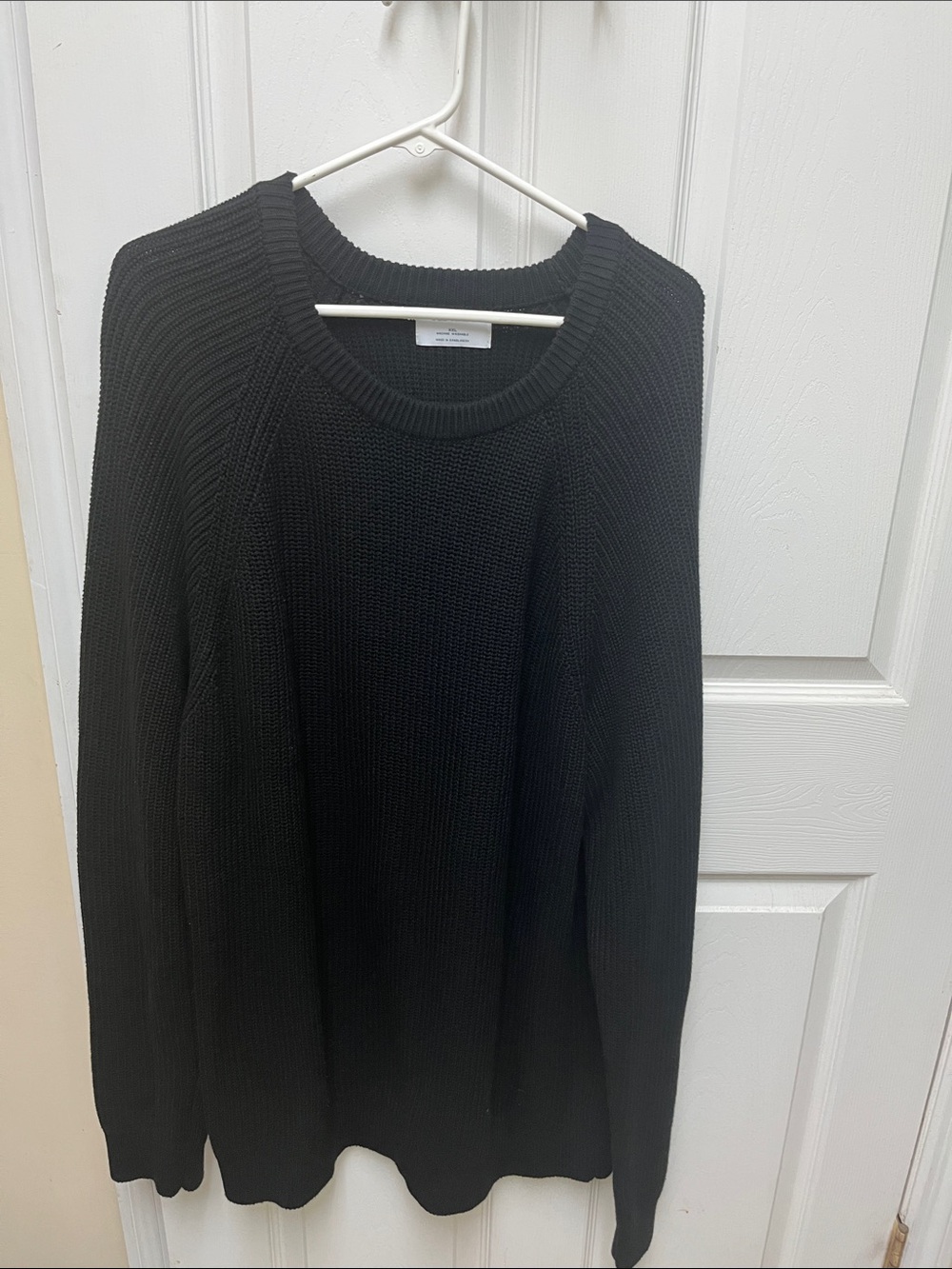 Old Navy Black Crewneck Knit Sweater